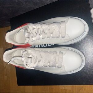 Alexander McQueen oversized leather platform sneaker. Ok condition.